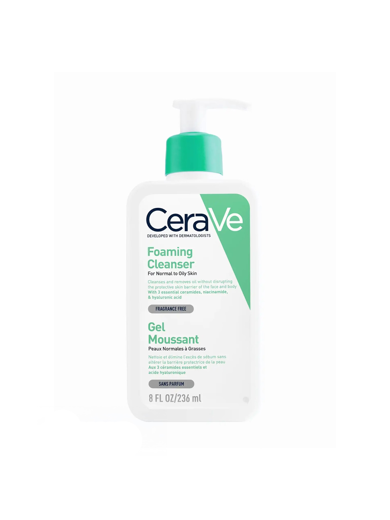 فوم شوینده پوست نرمال تا چرب صورت سراوی حجم 236 میل| CeraVe Foaming Cleanser