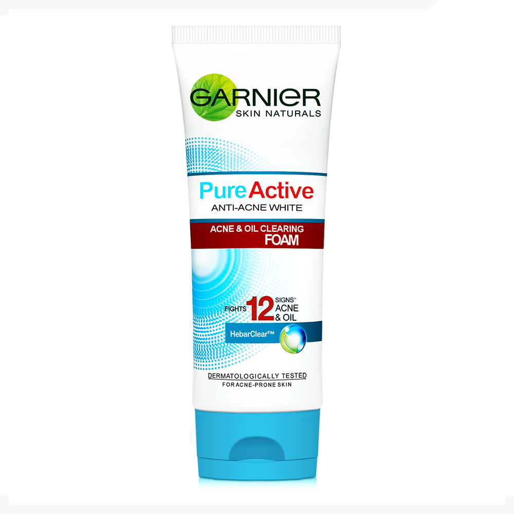 فوم شستشو صورت گارنیر Garnier مدل Pure Active